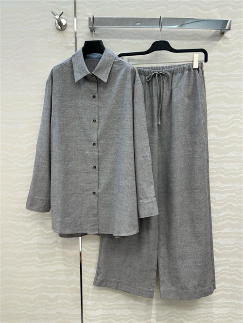 더로우 긴팔 셔츠 캐주얼 바지 세트 T33992 2025/신상