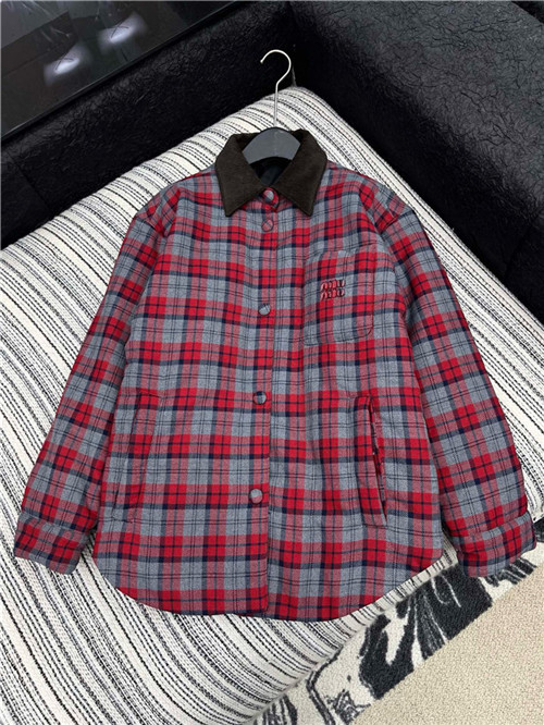 미우미우 솜 셔츠 자켓 M83994 2025/신상