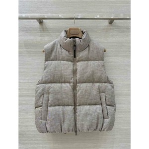 브루넬로 쿠치넬리 패딩 조끼 (충전재-거위털) B67203 2025/신상