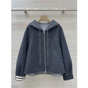 질 샌더 후드 자켓 J15201 2025/신상