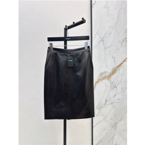 생로랑 양가죽 스커트 Y26301 2025/신상