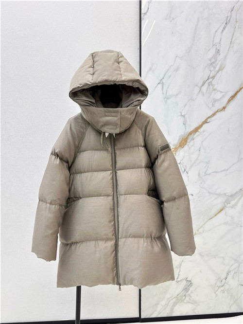 브루넬로 쿠치넬리 후드 패딩 자켓 (충전재-오리털) B66101 2025/신상