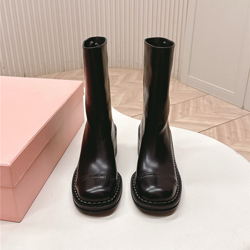 미우미우 여성용 부츠 (굽높이5CM) M66422-2 2025/신상