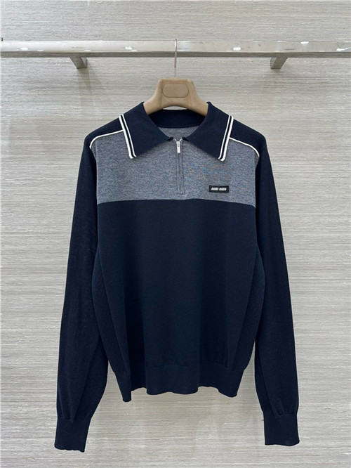 미우미우 긴팔 폴로 니트 M73159 2025/신상