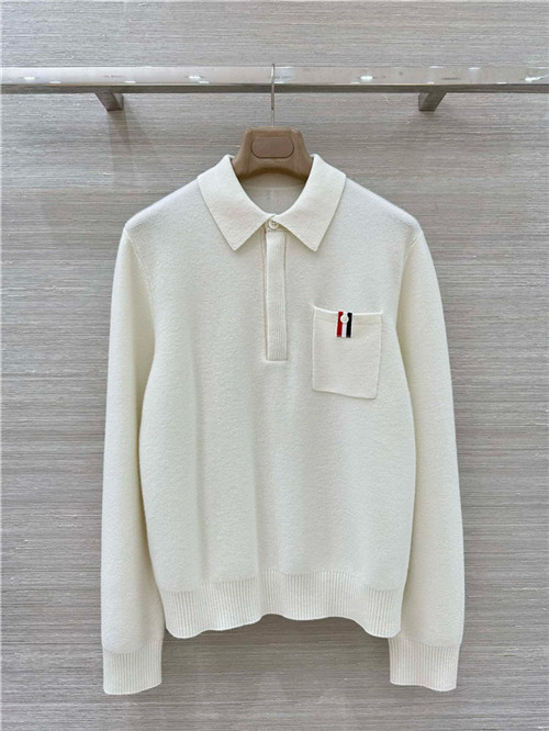 톰브라운 캐시미어 긴팔 폴로 니트 T66651 2025/신상