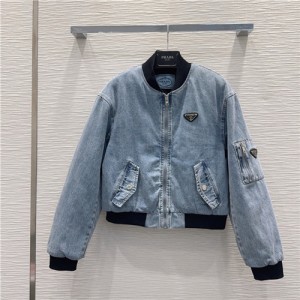 프라다 데님 솜 자켓 P13807 2025/신상