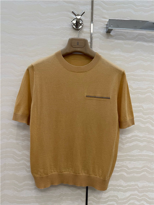 브루넬로 쿠치넬리 반팔 니트 B72705 2026/신상